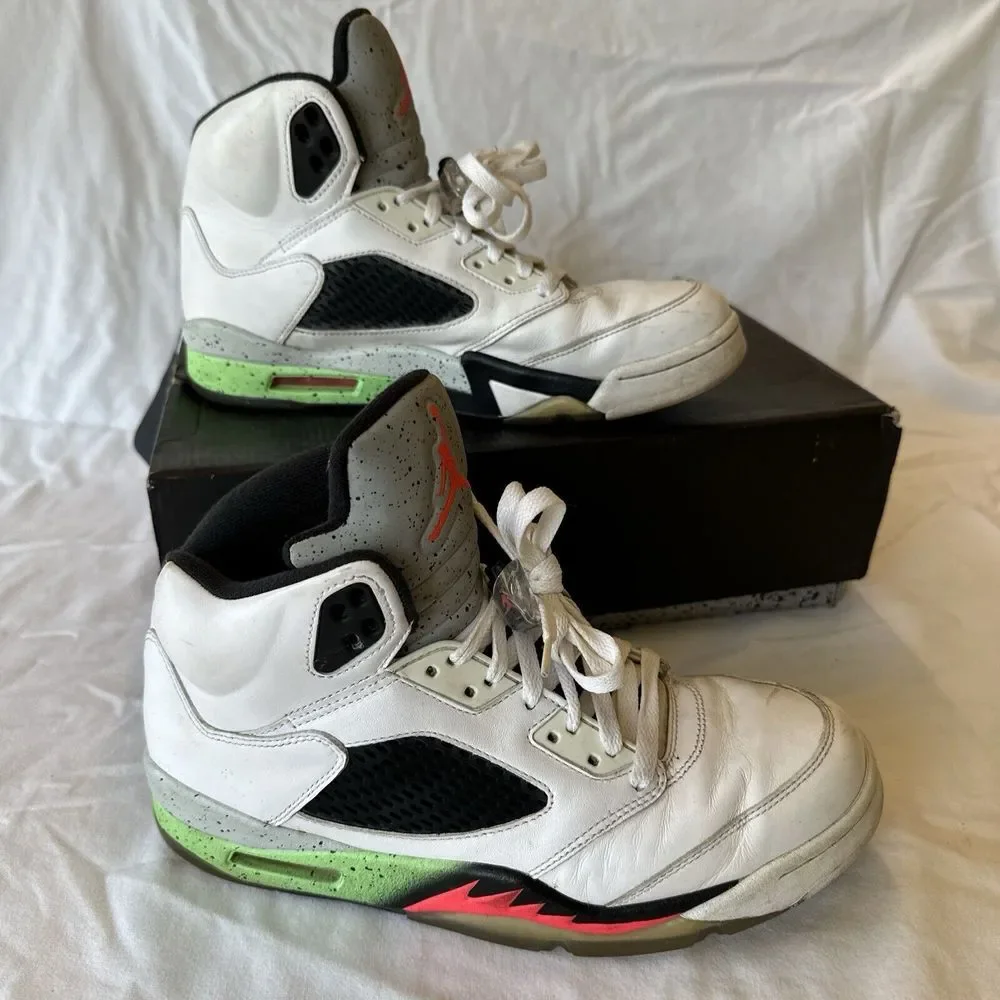Nike‎ Air Jordan 5 Retro Pro Stars Men's 9 2015 Basketball Sneakers 136027-115